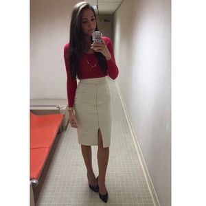 Banana Republic Pencil Skirt Navy Blue size 4